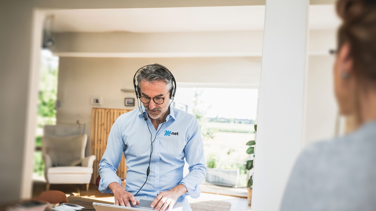 M-net stellt neuen Service zur WLAN-Optimierung vor / Schnelle Hilfe bei WLAN-Problemen durch Techniker vor Ort - Foto: presseportal.de