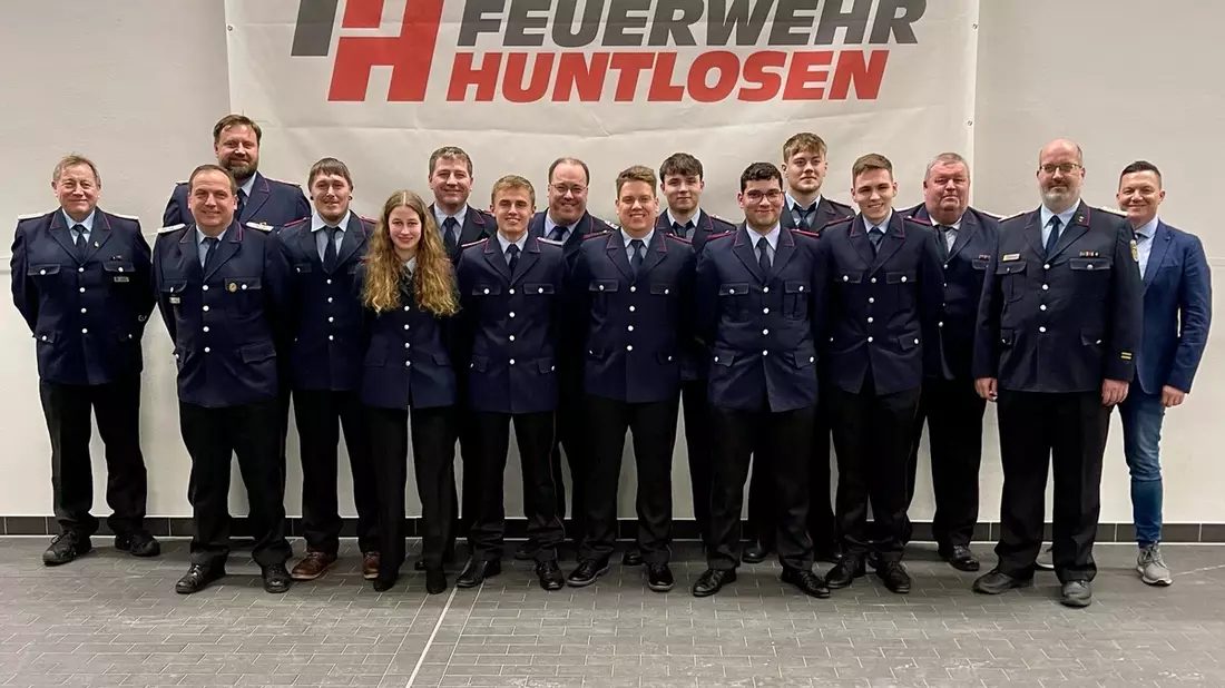 FW-OLL: Jahreshauptversammlung - Feuerwehr Huntlosen leistet im Jahr 2023 rund 14.400 Dienststunden - Bild: presseportal.de