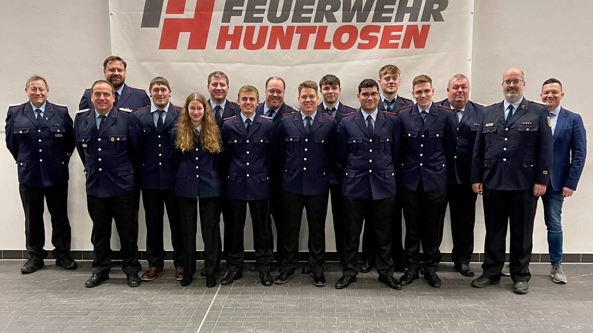 FW-OLL: Jahreshauptversammlung - Feuerwehr Huntlosen leistet im Jahr 2023 rund 14.400 Dienststunden - Foto: presseportal.de