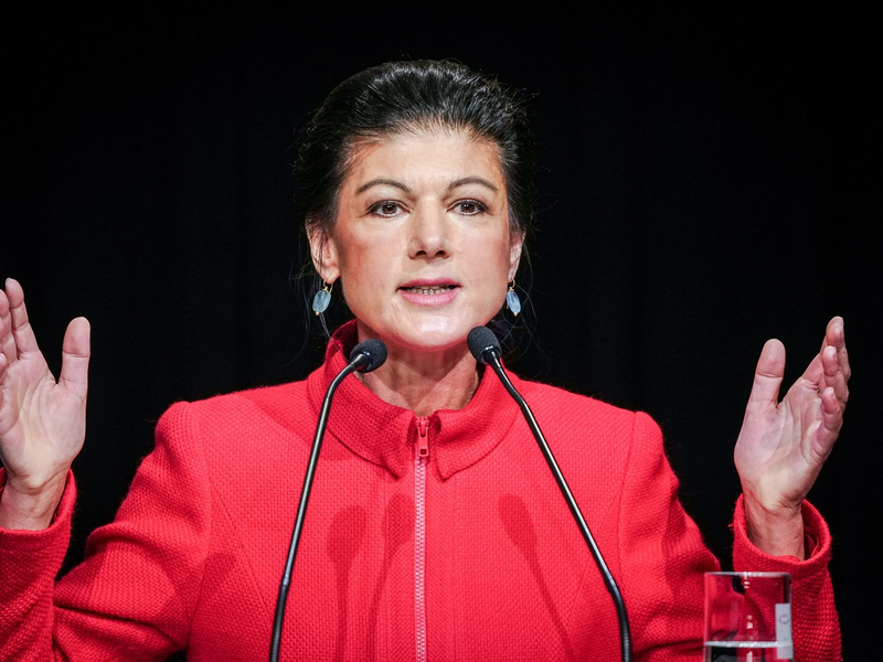 Sahra Wagenknechts Partei hätte aktuell gute Chancen auf einen Platz im Bundestag. - Foto: Kay Nietfeld/dpa