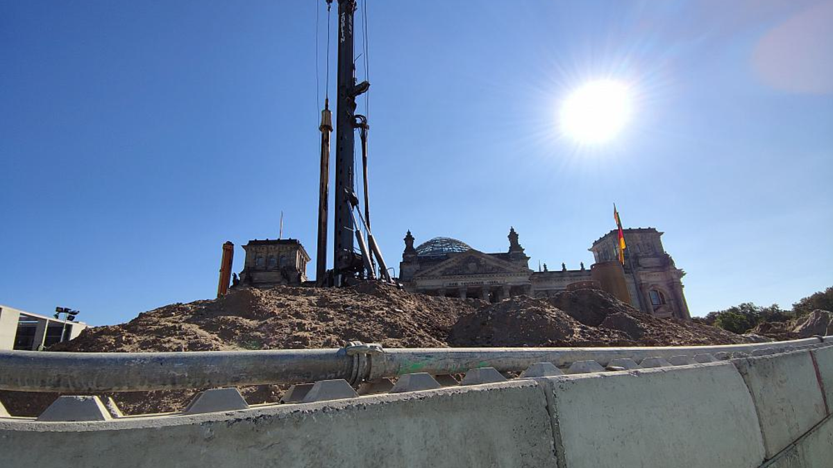 Baustelle vor Deutschem Bundestag (Archiv) - Foto: über dts Nachrichtenagentur