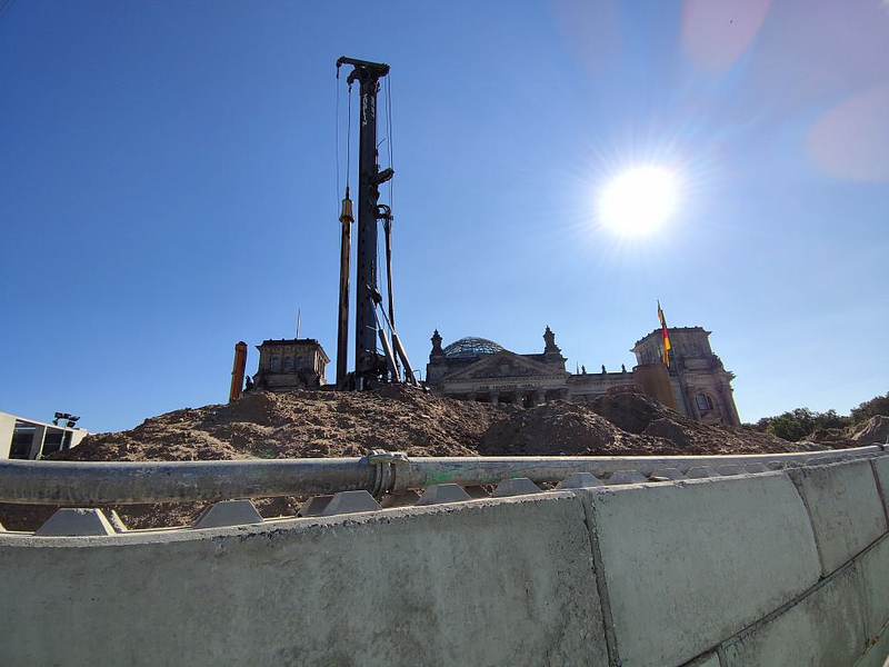 Baustelle vor Deutschem Bundestag (Archiv) - Foto: über dts Nachrichtenagentur
