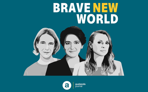 ZDF: auslandsjournal-Podcast Brave New World gestartet / Von und mit Katrin Eigendorf, Jagoda Marini? und Golineh Atai - Foto: presseportal.de