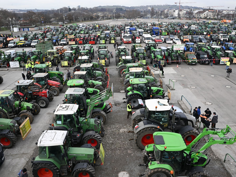Das Aus für Diesel-Vergünstigungen rief in der Agrar-Branche Proteste hervor. - Foto: Bernd Weißbrod/dpa