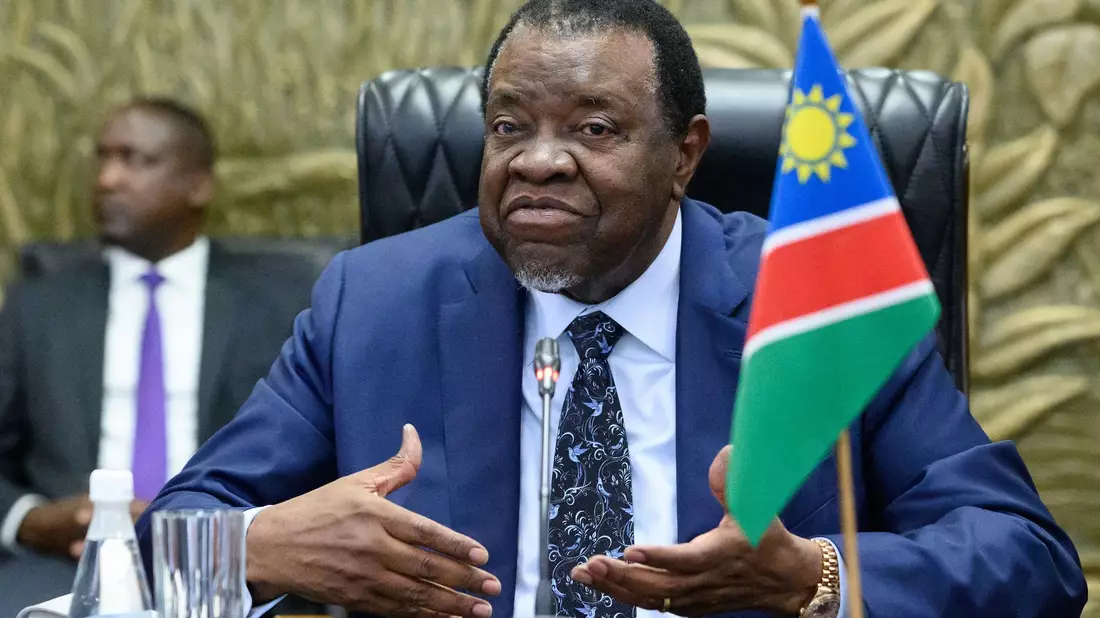 Namibias Präsident Hage Gottfried Geingob wurde 82 Jahre alt. - Bild: Bernd von Jutrczenka/dpa
