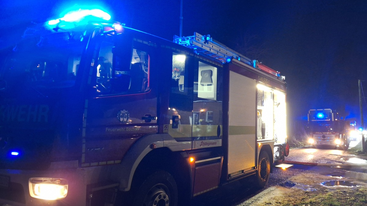 FW Bocholt: Kellerbrand in Holtwick - Foto: presseportal.de
