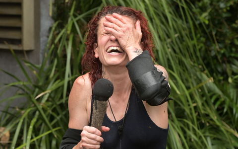 Lucy Diakovska ist die neue Dschungelkönigin. - Foto: Stefan Thoyah/RTL/dpa