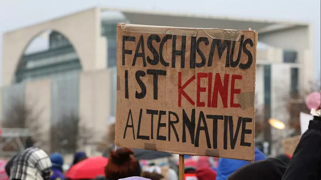 Demo gegen Rechtsextremismus am 03.02.2024 - Bild: über dts Nachrichtenagentur