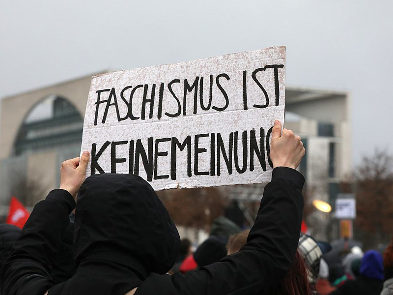 Demo gegen Rechtsextremismus am 03.02.2024 - Foto: über dts Nachrichtenagentur