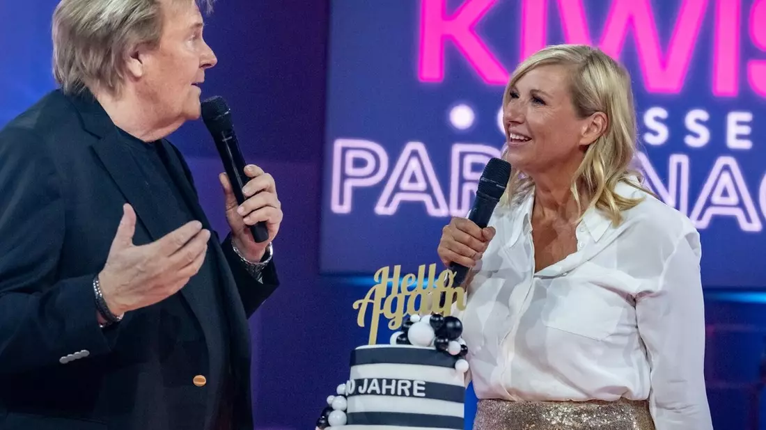 Howard Carpendale Andrea Kiewel Kiwis grosse Partynacht - Bild: Seven.One, presseportal.de