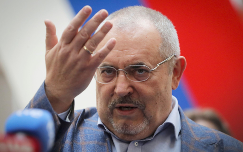 Der einzige Präsidentschaftsbewerber, der offen gegen den Angriffskrieg gegen die Ukraine auftritt: Boris Nadeschdin. - Foto: AP/dpa