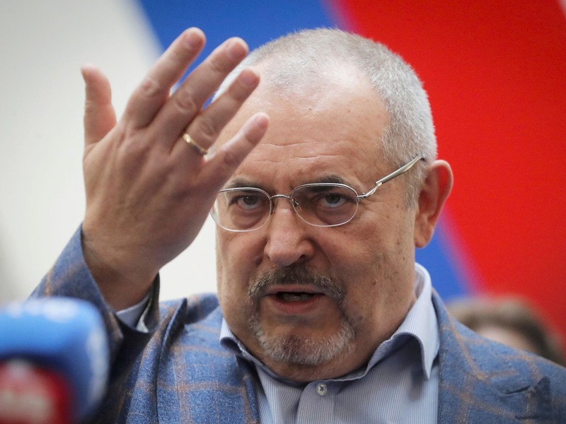 Der einzige Präsidentschaftsbewerber, der offen gegen den Angriffskrieg gegen die Ukraine auftritt: Boris Nadeschdin. - Foto: AP/dpa