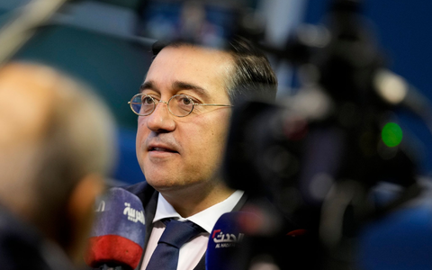 Spaniens Außenminister José Manuel Albares unterstützt das UN-Palästinenser-Hilfswerk mit 3,5 Millionen Euro. - Foto: Virginia Mayo/AP/dpa