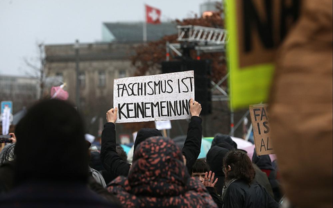 Demo gegen Rechtsextremismus am 03.02.2024 - Foto: über dts Nachrichtenagentur