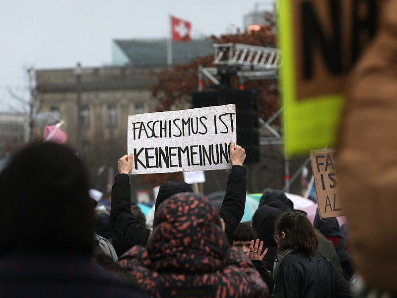 Demo gegen Rechtsextremismus am 03.02.2024 - Foto: über dts Nachrichtenagentur