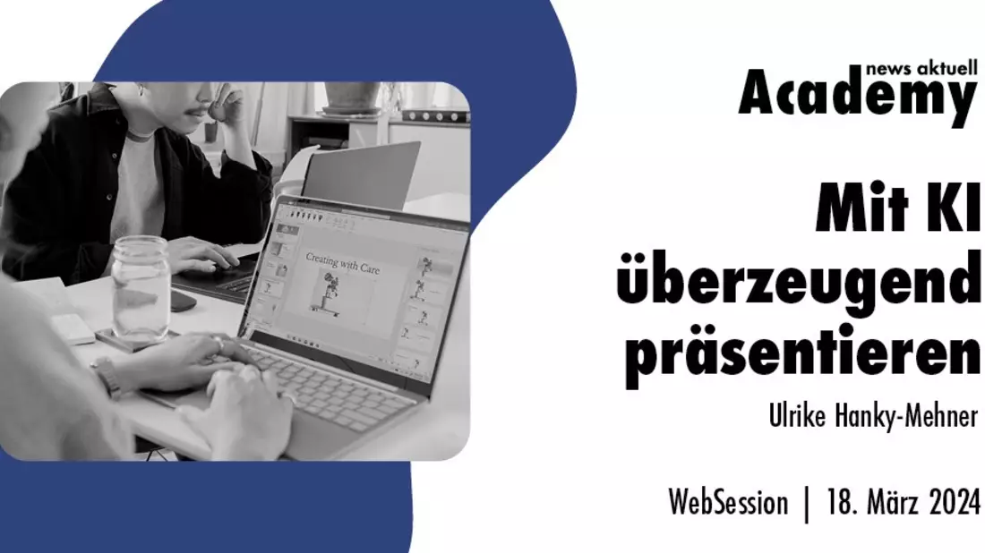 Mit KI überzeugend präsentieren / Ein Online-Seminar der news aktuell Academy - Bild: presseportal.de
