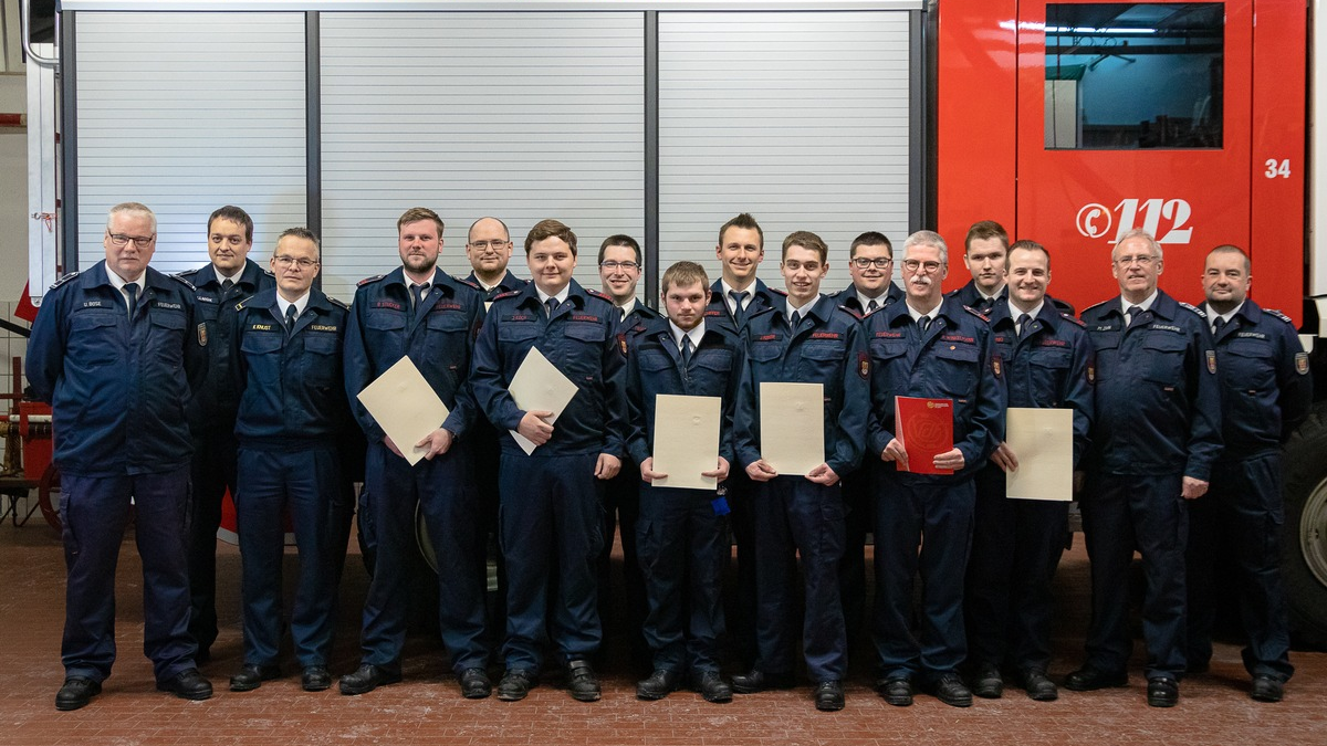 FW-MK: Jahresdienstbesprechung der Löschgruppe Leckingsen LG34 - Foto: presseportal.de