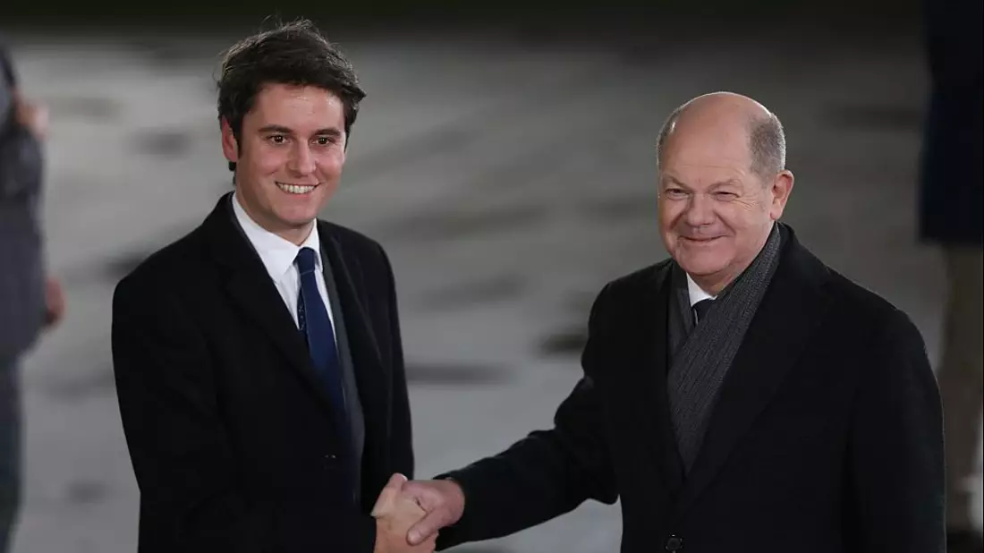 Gabriel Attal und Olaf Scholz am 05.02.2024 - Bild: über dts Nachrichtenagentur
