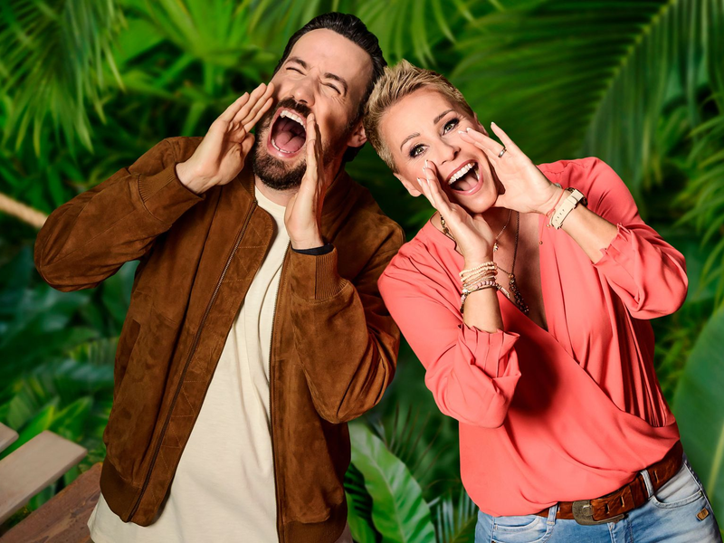 Jan Köppen und Sonja Zietlow werden die Spezialstaffel des Dschungelcamps in Südarfika moderieren. - Foto: Pascal Bünning/RTL/dpa