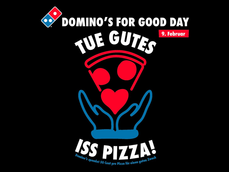 Domino's spendet am internationalen Tag der Pizza für jede verkaufte Pizza - Foto: presseportal.de