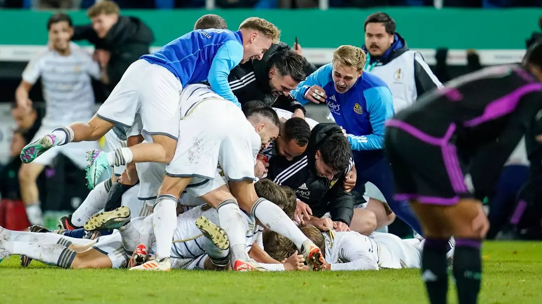 Die Saarländer haben bereits den FC Bayern München und Eintracht Frankfurt aus dem Wettbewerb geworfen. - Bild: Uwe Anspach/dpa