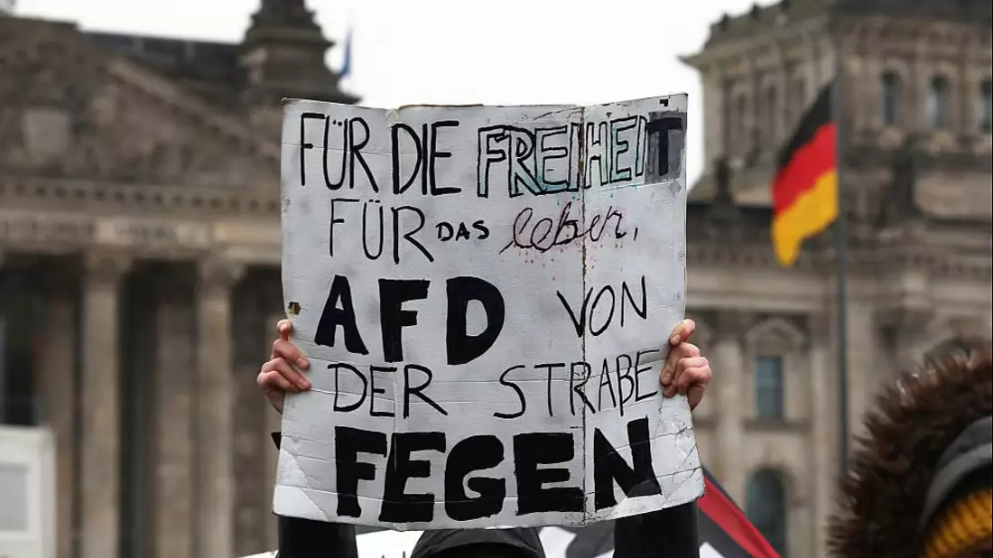 Demo gegen Rechtsextremismus am 03.02.2024 - Bild: über dts Nachrichtenagentur