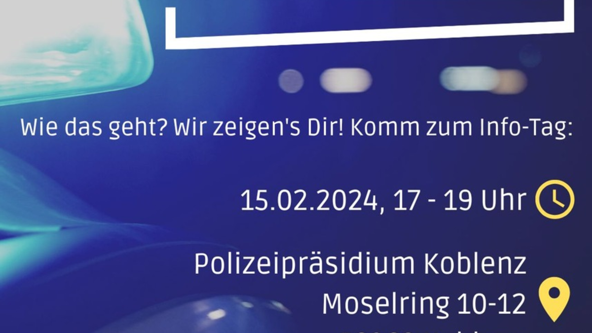 POL-PPKO: Dein Weg zur Polizei - auch mit Mittlerer Reife! - Foto: presseportal.de