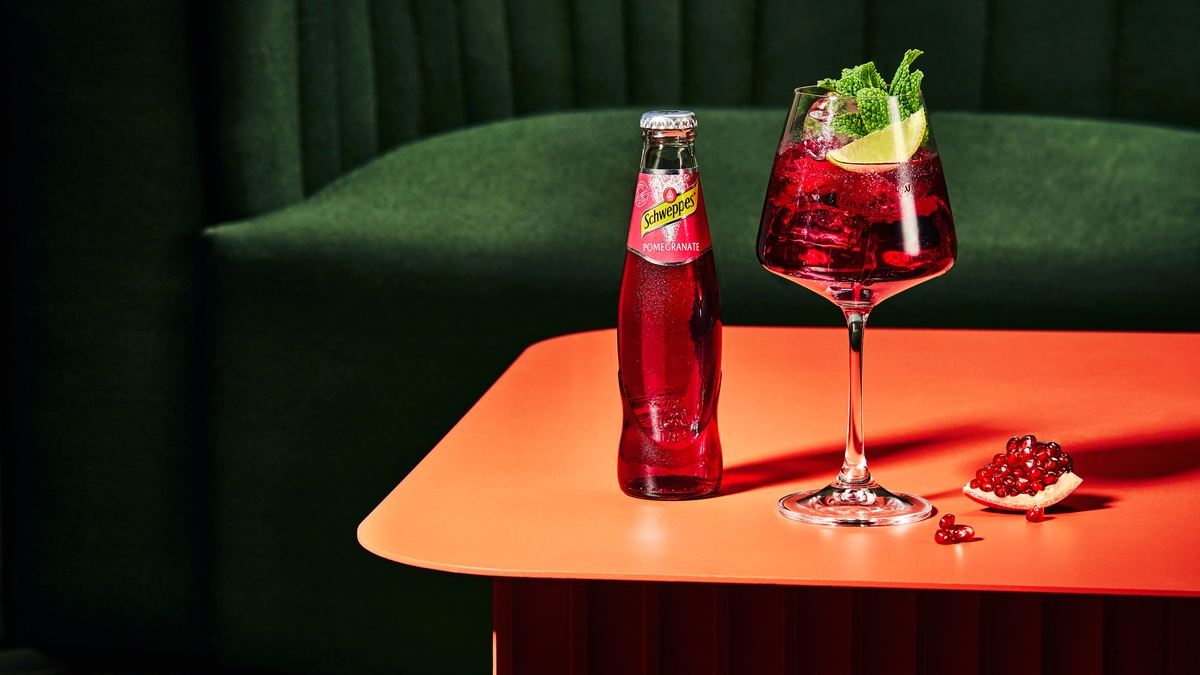 Schweppes Pomegranate: Für innovative Drinks mit Granatapfelgeschmack - Foto: presseportal.de