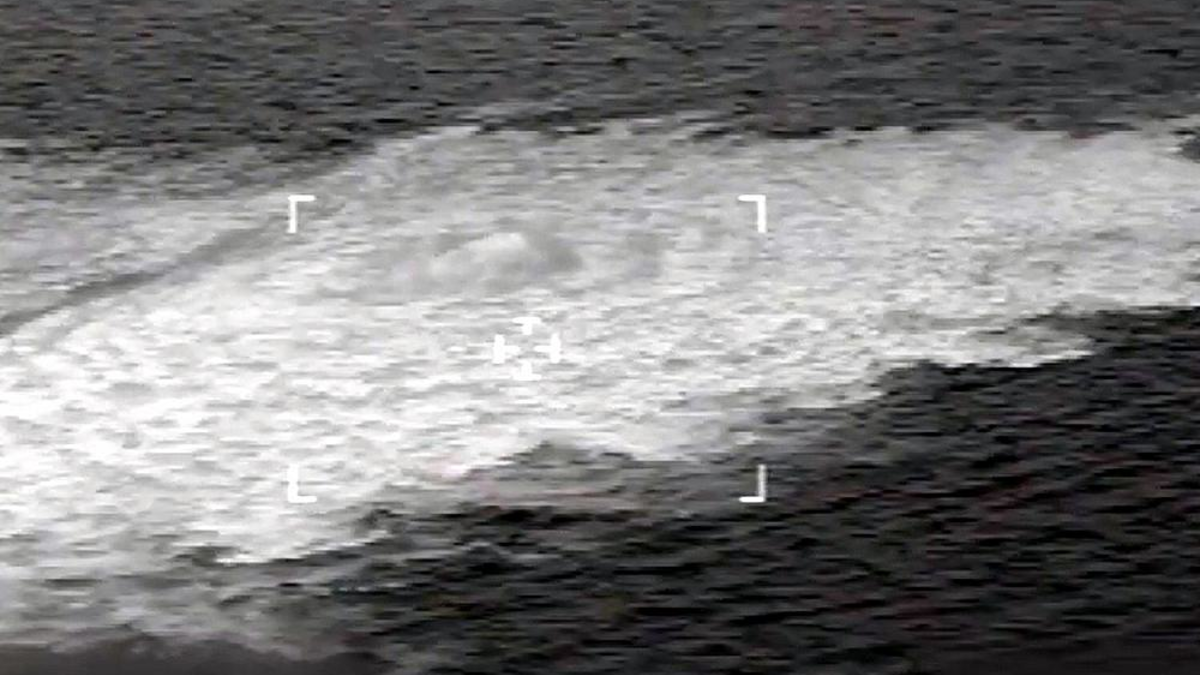 Gasleck Ende September 2022 in der Ostsee (Archiv) - Foto: Forsvaret,  Text: über dts Nachrichtenagentur