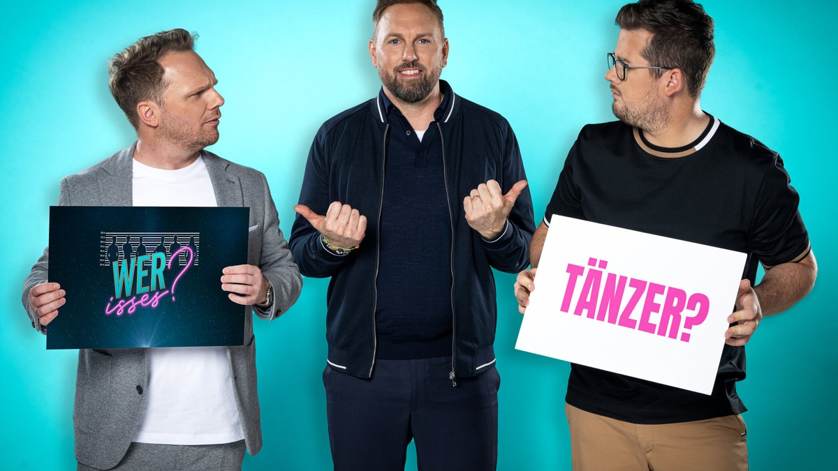 Ralf Schmitz Steven Gätjen Chris Tall Wer isses? - Foto: Seven.One/Willi Weber, presseportal.de