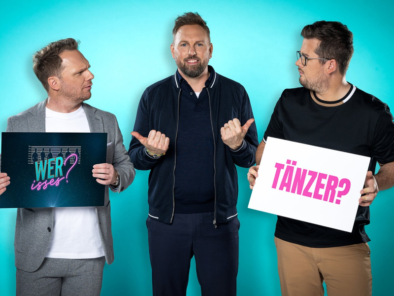 Ralf Schmitz Steven Gätjen Chris Tall Wer isses? - Foto: Seven.One/Willi Weber, presseportal.de