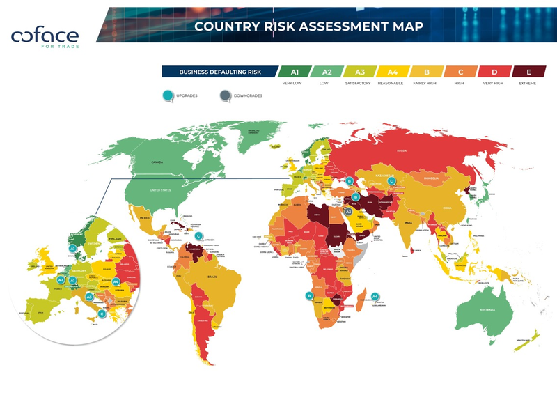 Länderrisken: Coface passt Einschätzung für 13 Länder an - Foto: presseportal.de