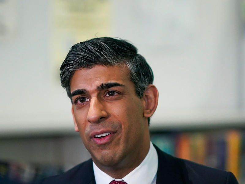 Rishi Sunak wird vorgeworfen, «herabwürdigende Kommentare» formuliert zu haben. - Foto: Ian Forsyth/Pool Getty Images Europe/AP/dpa