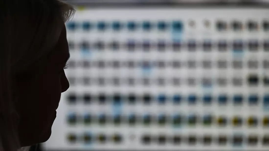 Ermittlerin der Besonderen Aufbauorganisation BAO Fokus (Fallübergreifende Organisationsstruktur gegen Kinderpornografie und sexuellen Missbrauch von Kindern) in Wiesbaden. - Bild: Arne Dedert/dpa