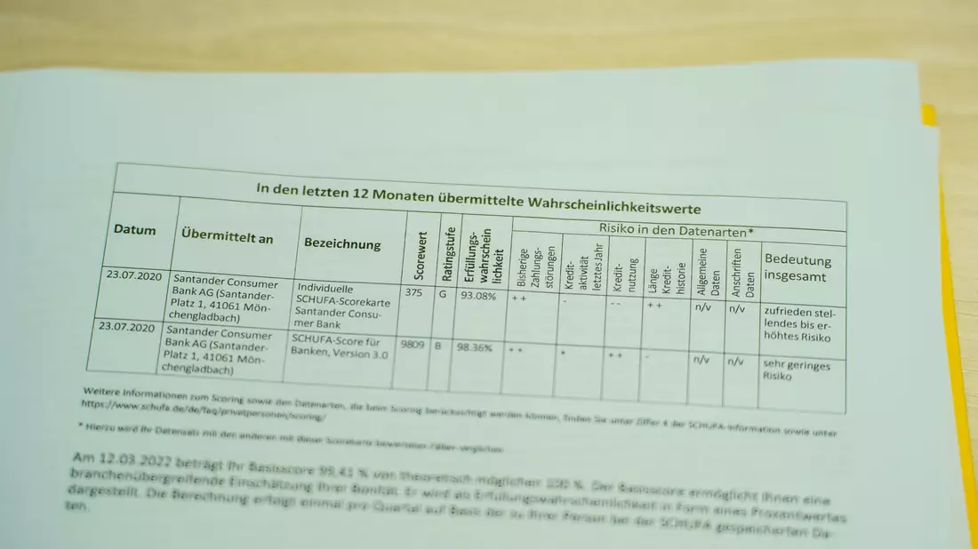Die Schufa Holding AG ist eine privatwirtschaftliche Wirtschaftsauskunftei. - Bild: Andreas Arnold/dpa