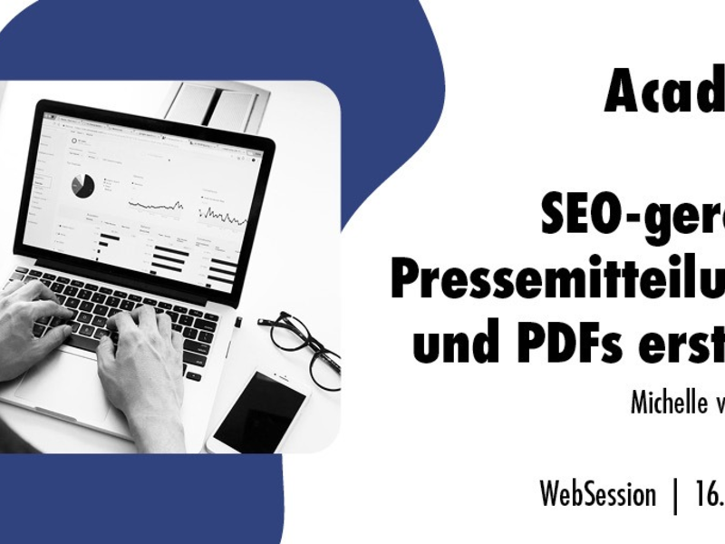 SEO-gerechte Pressemitteilungen und PDFs erstellen / Ein Online-Seminar der news aktuell Academy am 16. April 2024 - Foto: presseportal.de
