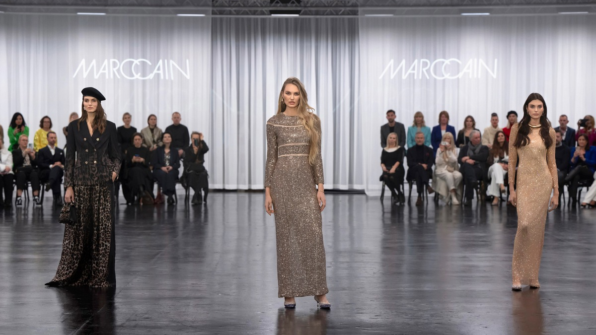 Fashion Week Berlin: Grenzenlose Eleganz bei Marc Cain - Foto: presseportal.de