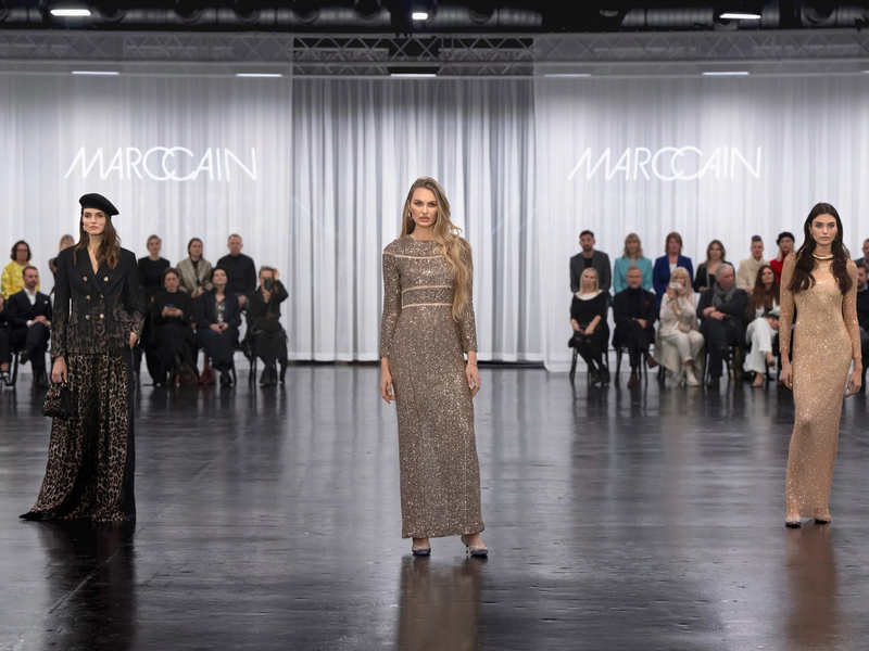 Fashion Week Berlin: Grenzenlose Eleganz bei Marc Cain - Foto: presseportal.de