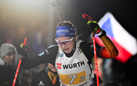 Fehlt dem deutschen Team weiter wegen einer Erkrankung: Franziska Preuß. - Foto: Hendrik Schmidt/dpa