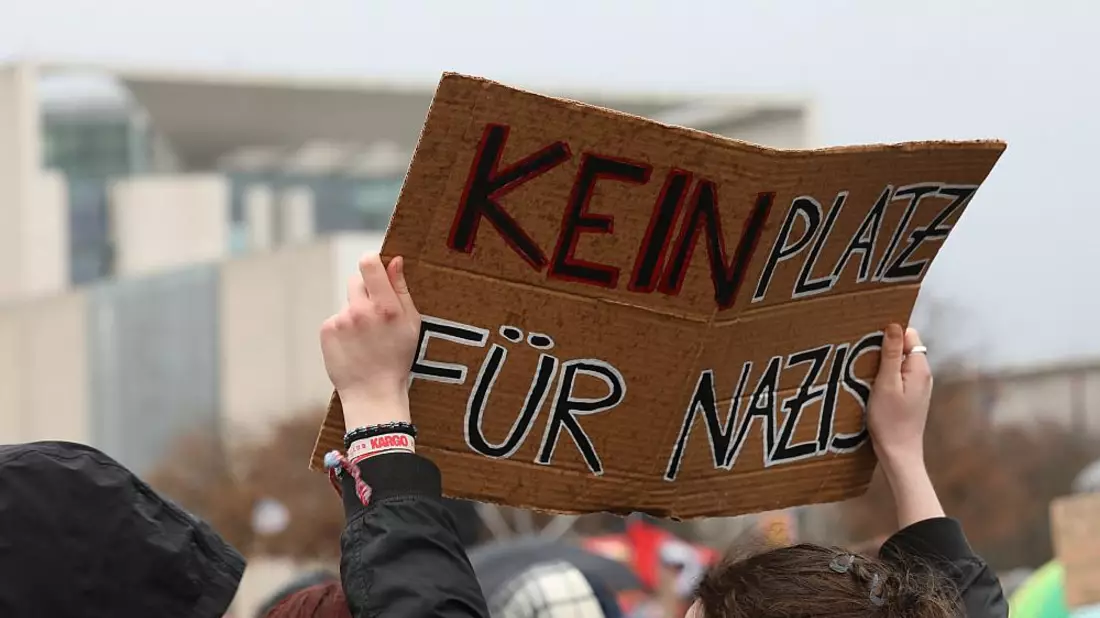 Demo gegen Rechtsextremismus am 03.02.2024 - Bild: über dts Nachrichtenagentur