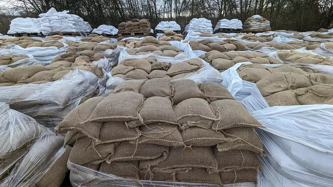Sandsäcke zum Hochwasserschutz (Archiv) - Bild: über dts Nachrichtenagentur