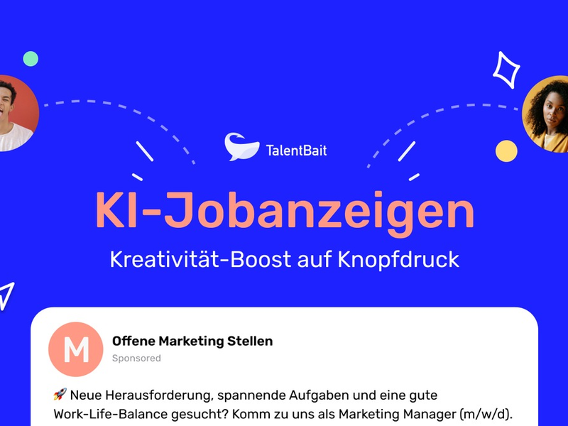 TalentBait integriert ChatGPT für performance-optimiertes Recruiting / Von X bis Pinterest: TalentBait-KI optimiert Stellenanzeigen für jedes Soziale Netzwerk - Foto: presseportal.de