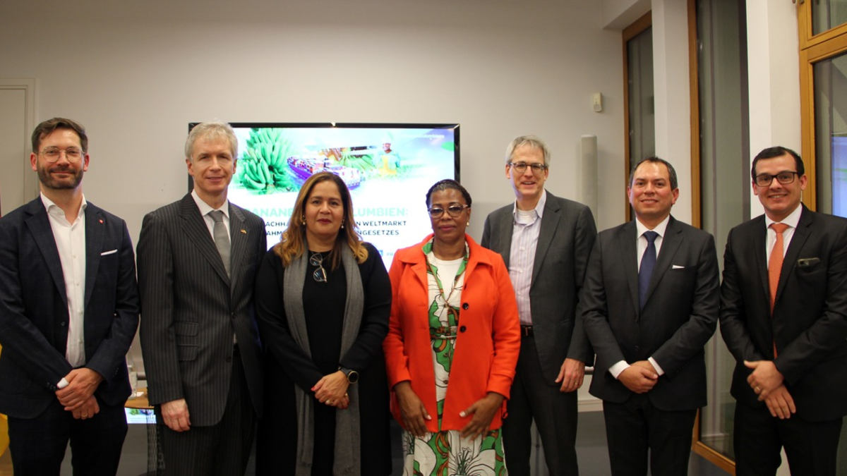 Die kolumbianische Banane strebt nach Anerkennung ihrer Nachhaltigkeit auf den europäischen Markt - Foto: presseportal.de