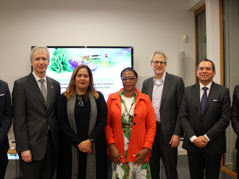 Die kolumbianische Banane strebt nach Anerkennung ihrer Nachhaltigkeit auf den europäischen Markt - Foto: presseportal.de