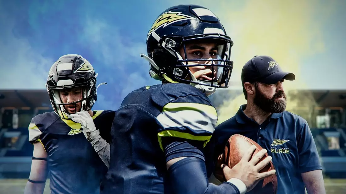 Touchdown. Kampf um die Playoffs: Doku-Serie über die Stuttgart Surge ab sofort in der ARD Mediathek - Bild: presseportal.de