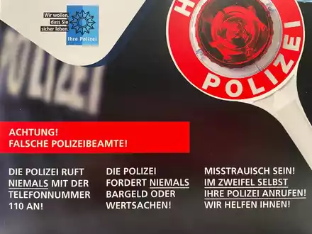 POL-DA: Heppenheim/Viernheim: Aktuell erhöhtes Aufkommen betrügerischer Anrufe/Polizei warnt und gibt Tipps - Foto: presseportal.de