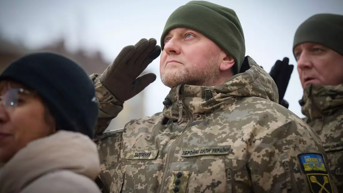 Walerij Saluschnyj war im Juni 2021 als Oberkommandierender der ukrainischen Streitkräfte eingesetzt worden. - Bild: Uncredited/Ukrainian Presidential Press Office/AP/dpa