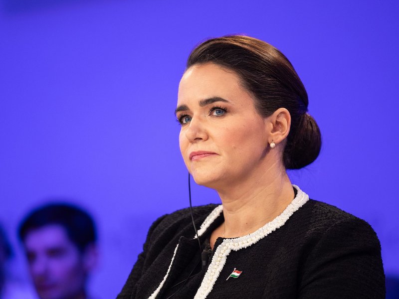 Ungarns Staatschefin Katalin Novak legt ihr Amt nieder. - Foto: Hannes P Albert/dpa