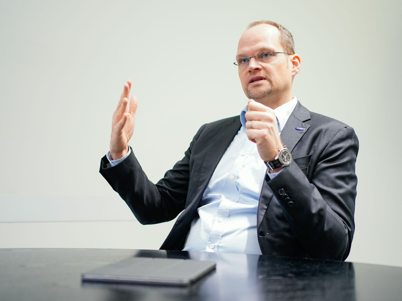 Ein Wachstumsgeschäft müsse anders gesteuert werden als ein Geschäft, das im Wesentlichen auf Rendite ausgerichtet sei, so BASF-Finanzchef Dirk Elvermann. - Foto: Uwe Anspach/dpa