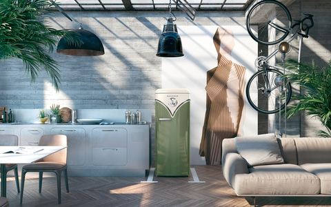 Vanlife-Feeling für zuhause: Gorenje präsentiert Retrodesign-Kühlschrank im VW-Bulli Look - Foto: presseportal.de